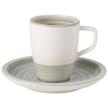 Villeroy & Boch Artesano Nature Vert tazza Verde, Bianco Espresso 1 pz