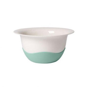 Villeroy & Boch Clever Cooking Ciotola di riso 4,16 L Rotondo Porcellana, Silicone Verde, Bianco 1 pz