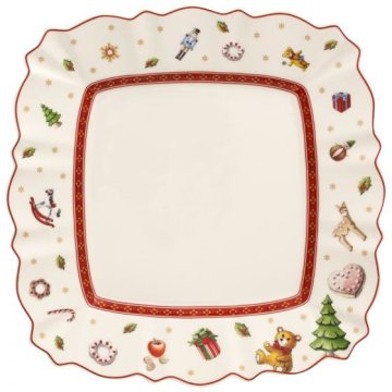 Villeroy & Boch 1485852649 piatto piano Piatto per insalata Quadrato Porcellana Multicolore 1 pz
