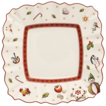 Villeroy & Boch 1485852669 piatto piano Piatto per pane e burro Quadrato Porcellana Multicolore 1 pz