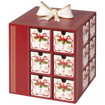 Villeroy & Boch Christmas Toys Memory Advent calendar North Pole Express Ornamento specifico di Natale Porcellana Multicolore 1 pz