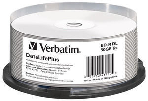 Verbatim DataLifePlus BD-R 50 GB 25 pz