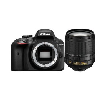 Nikon D3400 + 18-105mm VR + 8GB SD Kit fotocamere SLR 24,2 MP CMOS 6000 x 4000 Pixel Nero