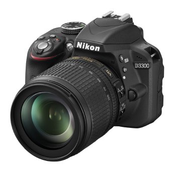 Nikon D3300 + AF-S DX NIKKOR 18-105mm Kit fotocamere SLR 24,2 MP CMOS 6000 x 4000 Pixel Nero