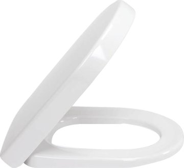 Villeroy & Boch 9M68S101 sedile WC Coperchio rigido da WC Acciaio inox, Termoindurente Bianco