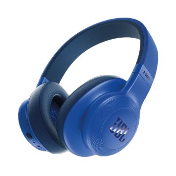 JBL E55BT Auricolare Con cavo e senza cavo A Padiglione Musica e Chiamate Bluetooth Blu