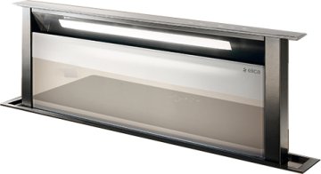 Elica ADAGIO GME WH/A/90 Aspirazione verso il basso Acciaio inox, Bianco 757 m³/h