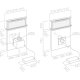 Elica ADAGIO GME WH/A/90 Aspirazione verso il basso Acciaio inox, Bianco 757 m³/h 4