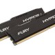 HyperX FURY Black 8GB 1600MHz DDR3 memoria 2 x 4 GB 2