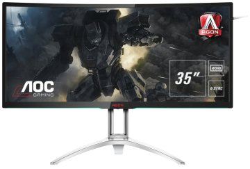 AOC AGON 2 AG352UCG Monitor PC 88,9 cm (35") 3440 x 1440 Pixel Quad HD LED Nero, Argento