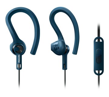 Philips ActionFit Cuffie per lo sport con microfono SHQ1405BL/00