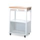 Foppapedretti Carrello Benchef Bianco/naturale 2