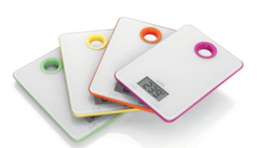 Laica KS1030 bilancia da cucina Colori assortiti Superficie piana Rettangolo Bilancia da cucina elettronica