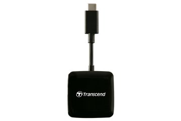 Transcend RDC2 lettore di schede USB 2.0 Type-C Nero