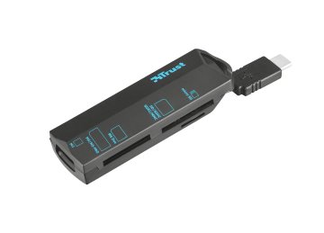 Trust 20968 lettore di schede USB 3.2 Gen 1 (3.1 Gen 1) Type-C Nero