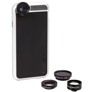 Fellowes ExoLens Case custodia per cellulare 11,9 cm (4.7") Cover Nero, Argento