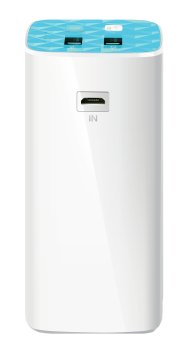 TP-Link TL-PB10400 batteria portatile 10400 mAh Blu, Bianco