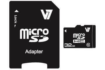 V7 Micro SDHC 32GB Classe 10 + Adattatore SD