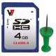 V7 Micro SDHC 32GB Classe 10 + Adattatore SD 5