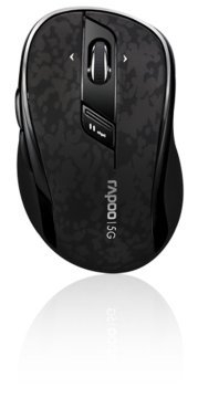 Rapoo 7100 Mouse ottico wireless ergonomico 1000DPI – nero (10829)