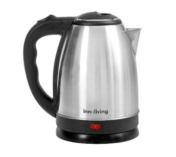 Innoliving INN-723 bollitore elettrico 2 L 1500 W Nero, Stainless steel