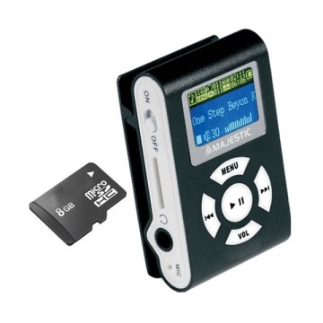 New Majestic SDB-8339 Lettore MP3 8 GB Nero