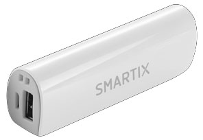 Atlantis Land Smartix Stamina 2600 Ioni di Litio 2600 mAh Bianco