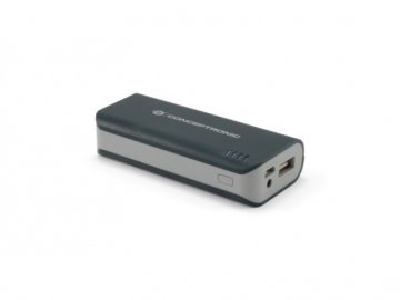 Conceptronic CPOWERBK4400 batteria portatile Ioni di Litio 4400 mAh Nero, Grigio