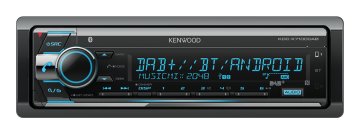 Kenwood Electronics KDC-X7100DAB Ricevitore multimediale per auto Nero Bluetooth