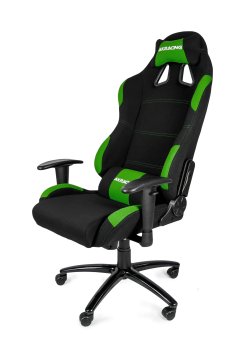 AKRacing AK-K7012-BG sedia per videogioco Sedia da gaming per PC Seduta imbottita Nero, Verde