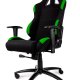 AKRacing AK-K7012-BG sedia per videogioco Sedia da gaming per PC Seduta imbottita Nero, Verde 3