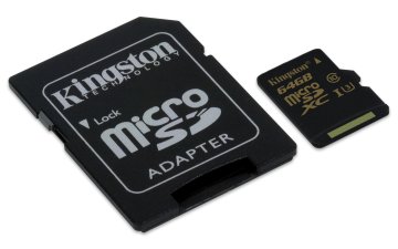 Kingston Technology Oro microSD UHS-I Speed Class 3 (U3) 64GB MicroSDHC Classe 3