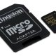 Kingston Technology Gold microSD UHS-I Speed Class 3 (U3) 64GB MicroSDHC Classe 3 2