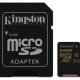 Kingston Technology Gold microSD UHS-I Speed Class 3 (U3) 64GB MicroSDHC Classe 3 3