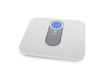 Topcom WG-2495 bilance pesapersone Quadrato Grigio, Bianco Bilancia pesapersone elettronica