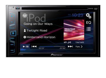 Pioneer AVH-180DVD Ricevitore multimediale per auto Nero