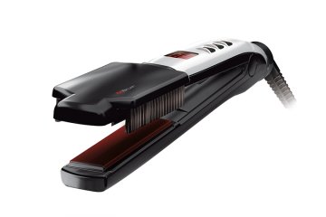 Valera Swiss'X Super Brush & Shine Piastra per capelli Caldo Nero, Argento 3 m