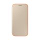 Samsung EF-FA520 custodia per cellulare Custodia flip a libro Oro 2