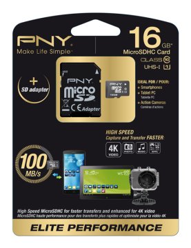 PNY 16GB MicroSD UHS Classe 10