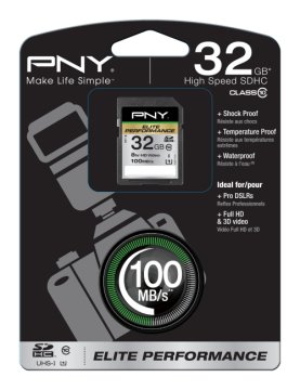 PNY Elite Performance 32 GB SDHC Classe 10