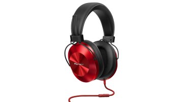 Pioneer SE-MS5T Auricolare Cablato A Padiglione Musica e Chiamate Rosso