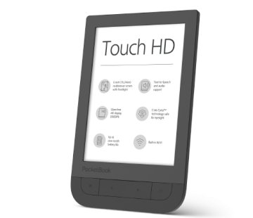 PocketBook Touch HD lettore e-book Touch screen 8 GB Wi-Fi Nero