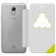 Wiko WiCUBE custodia per cellulare Custodia a libro Bianco 3