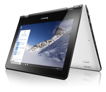 Lenovo Yoga 300 Intel® Celeron® N3060 Ibrido (2 in 1) 29,5 cm (11.6") Touch screen HD 4 GB DDR3L-SDRAM 500 GB HDD Wi-Fi 5 (802.11ac) Windows 10 Home Bianco