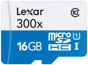 Lexar 16GB microSDHC UHS-I Classe 10