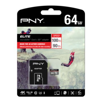 PNY Elite 64 GB MicroSD UHS-I Classe 10