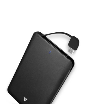 V7 CPB2500P-4E batteria portatile Polimeri di litio (LiPo) 2500 mAh Nero