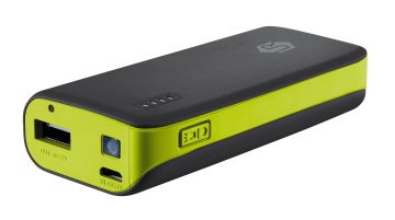 Urban Revolt Powerbank 4400 4400 mAh Nero, Verde