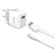 Celly TCUSBLIGHT Caricabatterie per dispositivi mobili Universale Bianco AC Interno 2