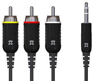 XtremeMac HomeShow Audio/Video Connection Kit cavo audio 1,2 m Nero